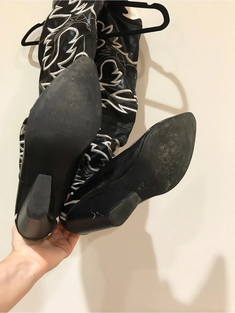 Western Thigh High Over The Knee Embroidered Boots (9) - Picture 7 of 16